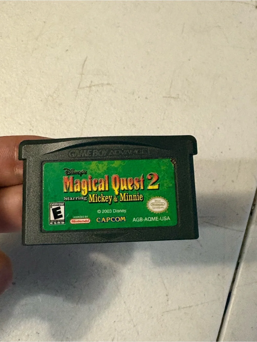 Nintendo GameBoy Advance Magical Quest 2 Starring Mickey and Minnie game